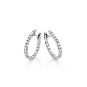 infinity hoop earrings