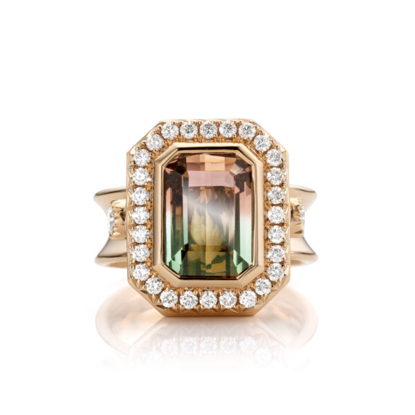 Exclusive Watermelon Tourmaline Ring