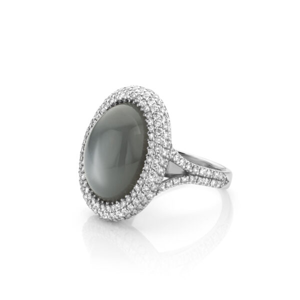 Exclusive Grey Moonstone Ring